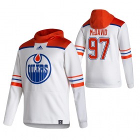 Edmonton Oilers Connor McDavid 97 2020-21 Reverse Retro Hoodie Sawyer - Mannen